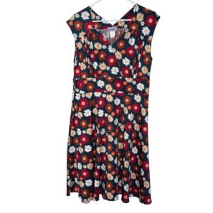 Karina Original Easy Dress Plus Size 2X Maxi Sleeveless Empire Waist Green XXL